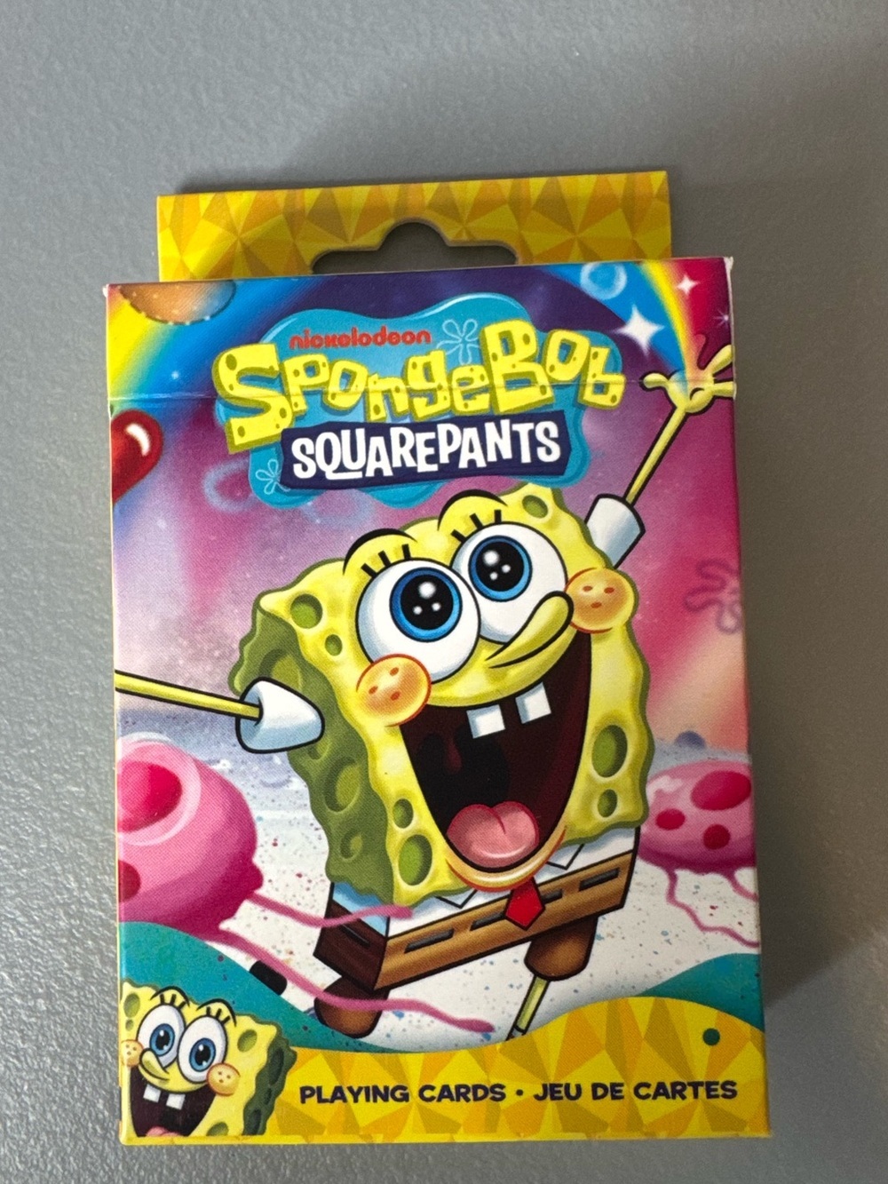 Nickelodeon SpongeBob SquarePants Playing Cards - Yellow, Pink, Blue, Green
